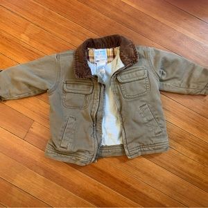 Old navy toddler canvas utility jacket 12-18 months